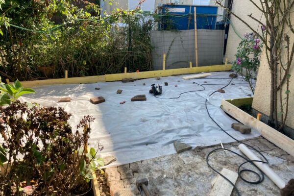 Création terrasse en béton
