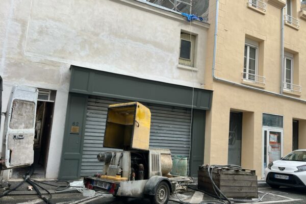 Ravalement de façade d'un immeuble