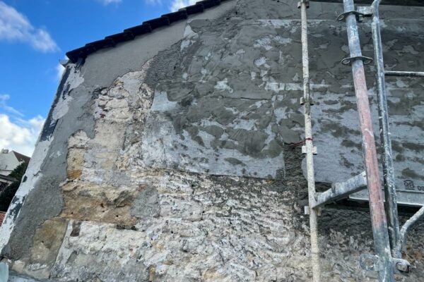 Ravalement de façade d'un immeuble