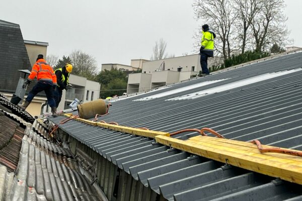 Rénovation toit en tôle